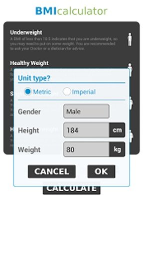 BMI (Body Mass Index) Calculator截图8