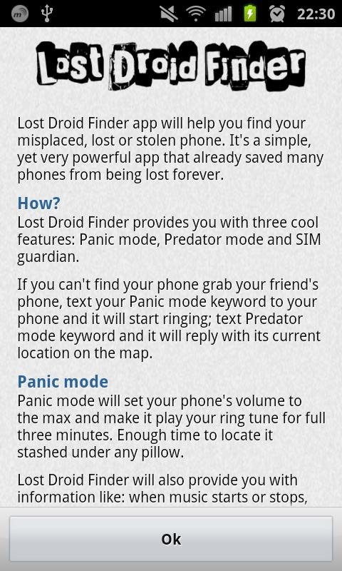 Lost Droid Finder &middot; Lost Phone截图1