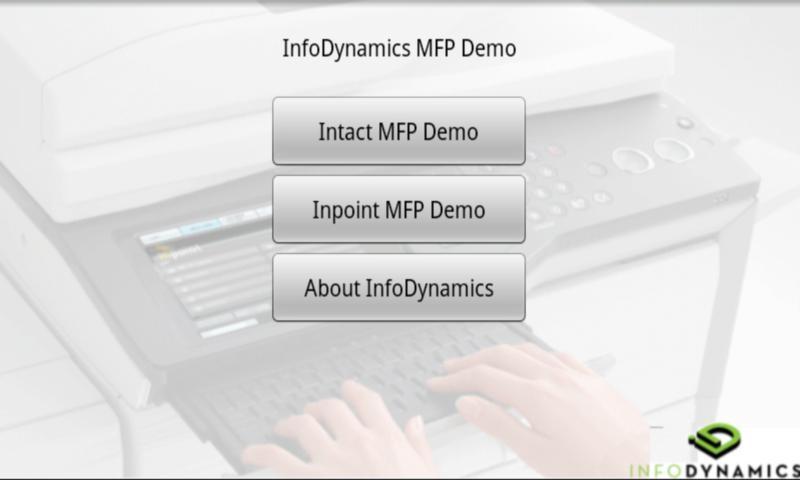 InfoDynamics MFP Demo截图1