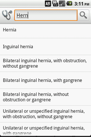 Diseases Codes ICD-10截图2