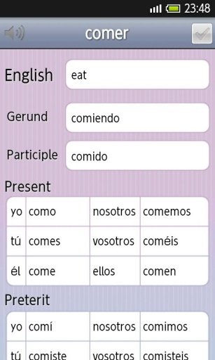 Spanish Verbs Lite截图1