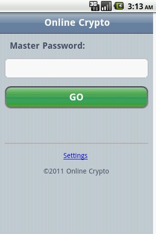 Online Crypto Password Manager截图3