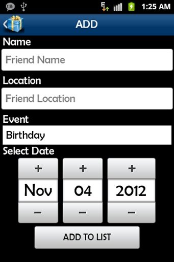 Birthday Remainder Pro截图1