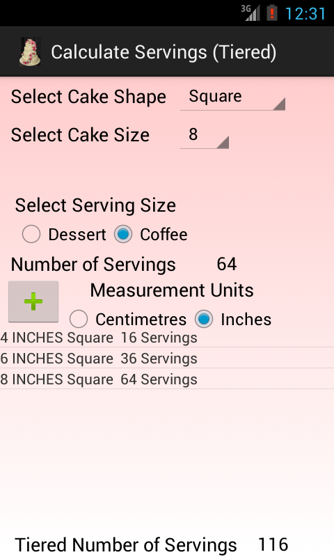 Cake Decorating Calculator FREE截图5