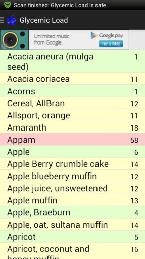 Glycemic Load截图9