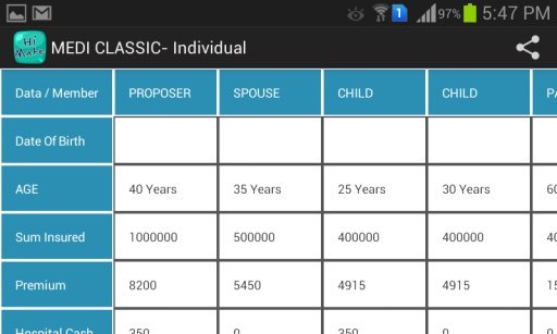 Star Health Calculator截图9