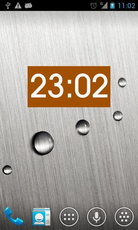 Metro clock uccw skin截图6