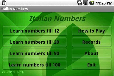 Learn Italian Numbers Free截图4