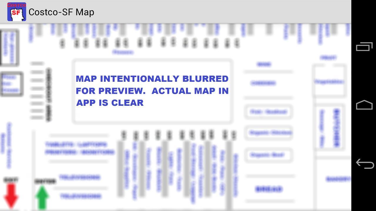 Costco SF Store Map截图1