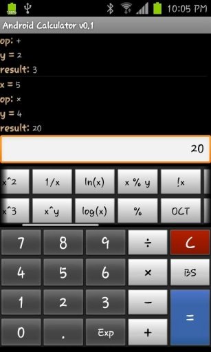 Android计算器截图3