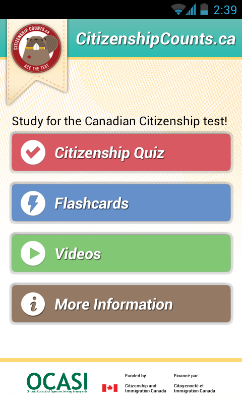 Canadian Citizenship Quiz截图2