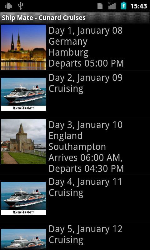 Ship Mate - Cunard Cruises截图4
