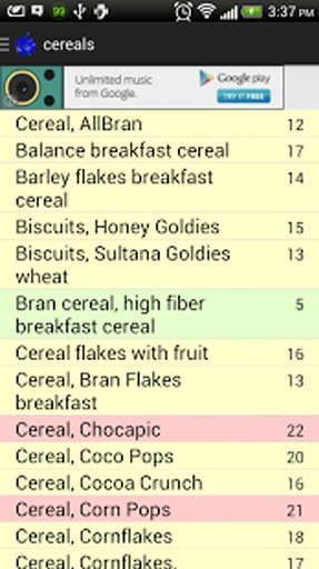 Glycemic Load截图11