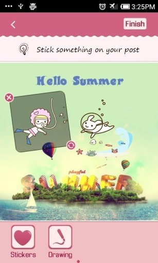 Summer Sticker TextCutie截图2