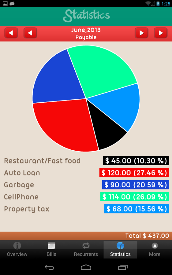 Bills Monitor Free截图4