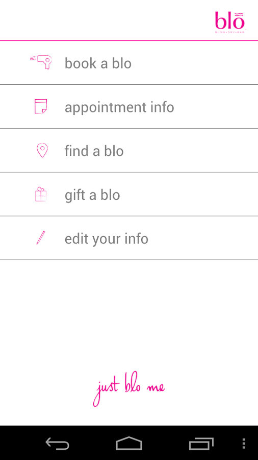 Blo Blow Dry Bar Mobile App截图1