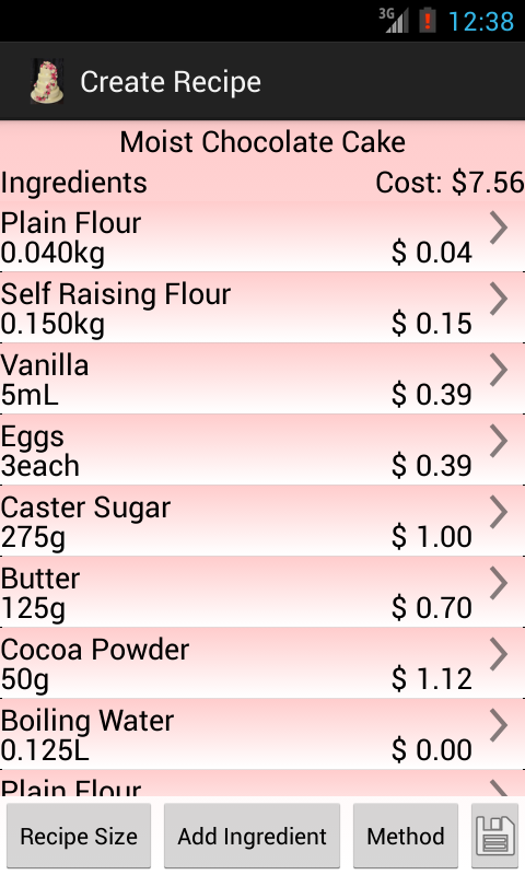 Cake Decorating Calculator FREE截图1