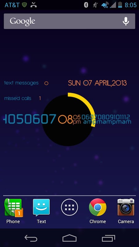 UCCW Series Clock Widget截图1