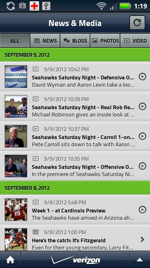 Seattle Seahawks Mobile截图3