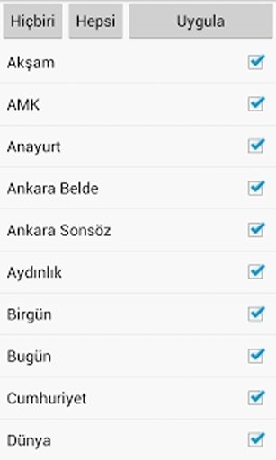 Gazete Manşetleri Droid截图7