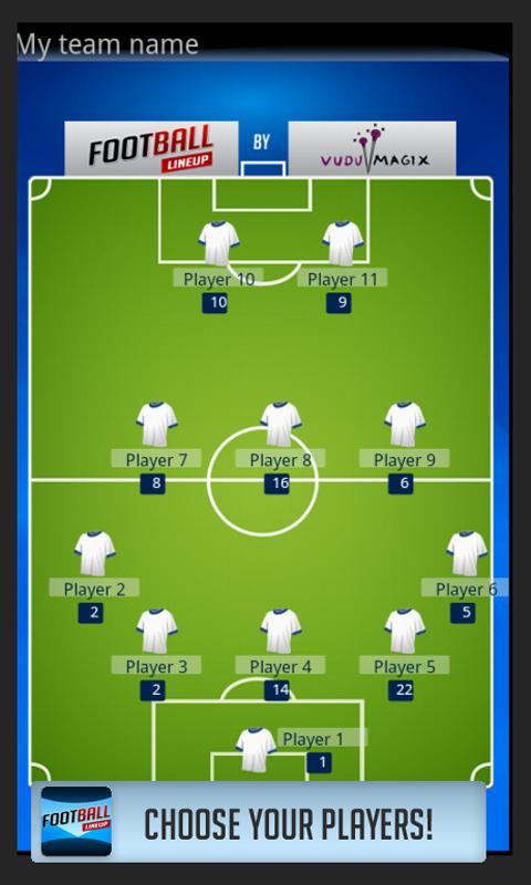 Football LineUp Free截图1