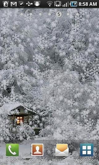 Snow Cabin Live Wallpaper截图4