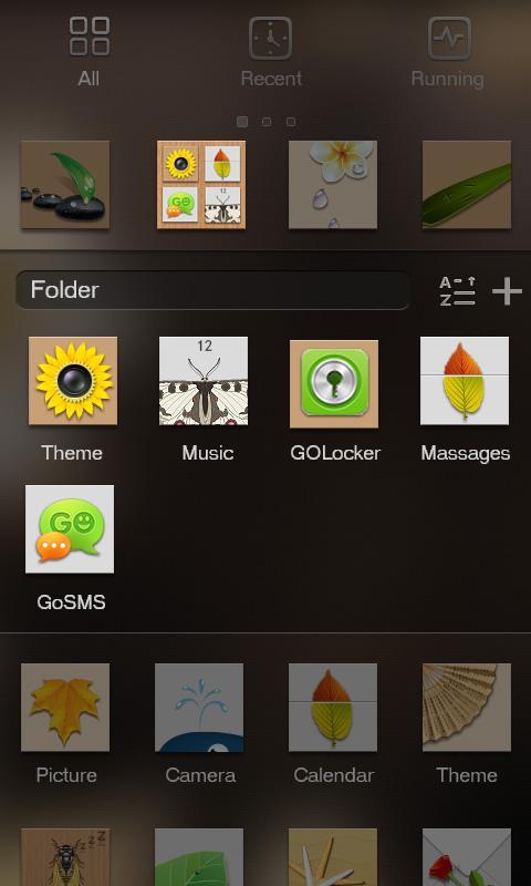 Clear GO Launcher Theme截图3