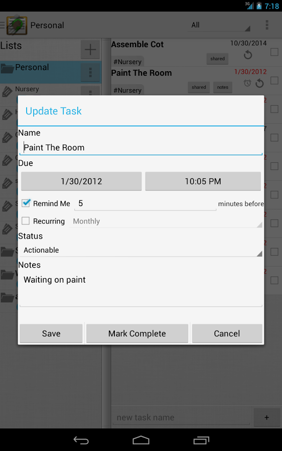 AW To-Do Free - Task List截图8