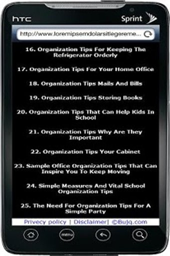 Organization Tips截图2