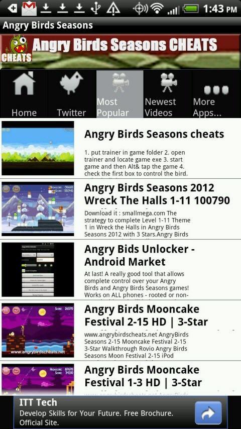 Angry Birds Seasons Cheats截图4