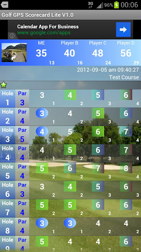 Golf GPS Scorecard Lite截图3