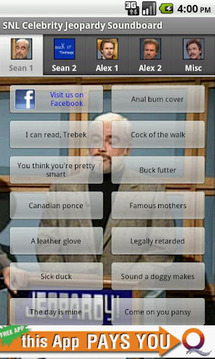 Celebrity Jeopardy Soundboard截图