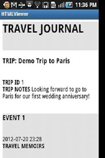 Travel Budget Event Journal-L截图10