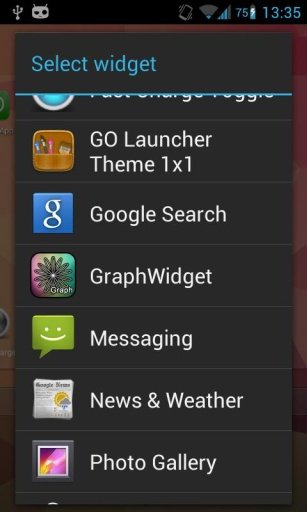 Jelly Bean Graph Widget截图1