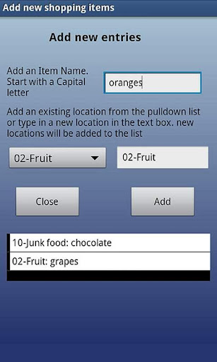 Easy Grocery Shopping List截图2