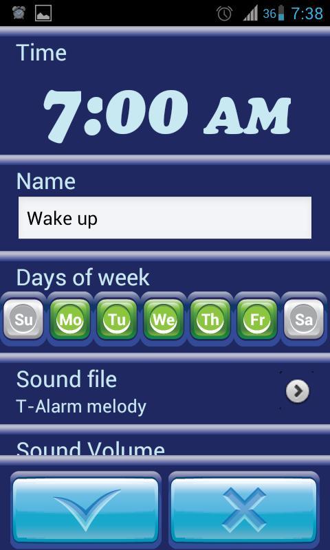 T-Alarm (alarm clock)截图1