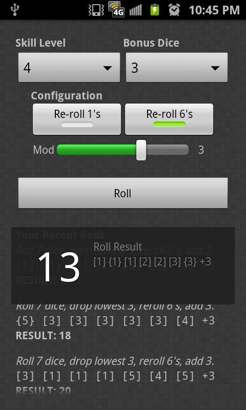 Bonus Dice Roller截图5