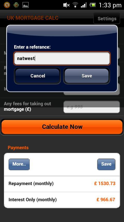 UK Mortgage Calc截图3