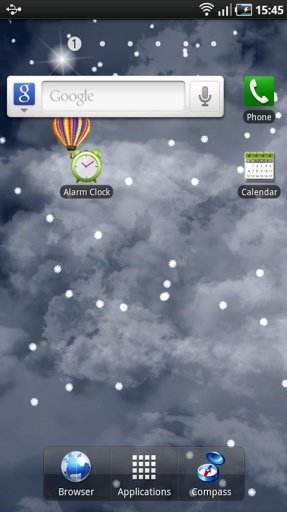 Fluffy Snow Live Wallpaper截图2