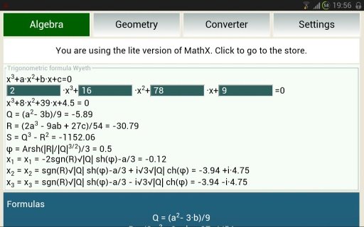 Solve geometry with MathX Lite截图8