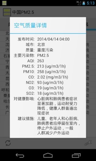 中国PM2.5截图9