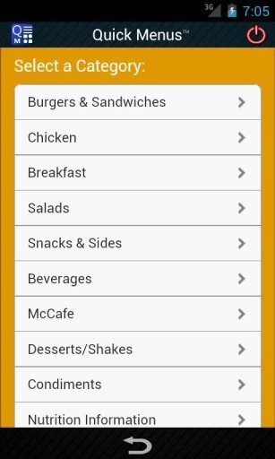 Quick Menus Free截图3