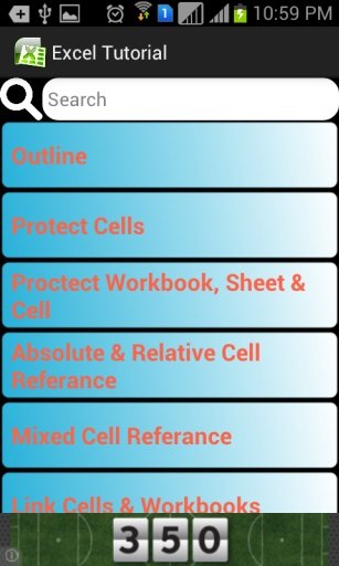 Excel Tutorial截图5