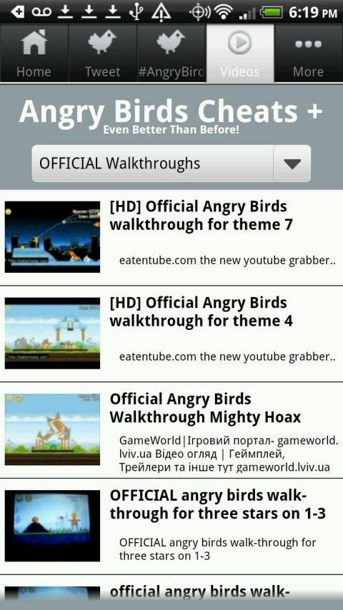 Angry Birds Cheats +截图1