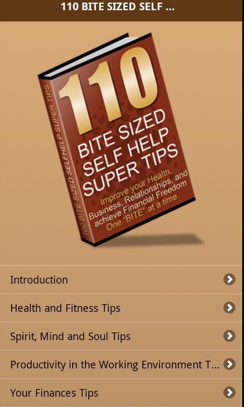 110 Bite Sized Self Help Tips截图5