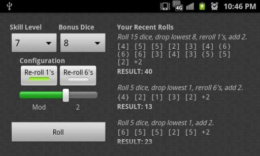 Bonus Dice Roller截图3