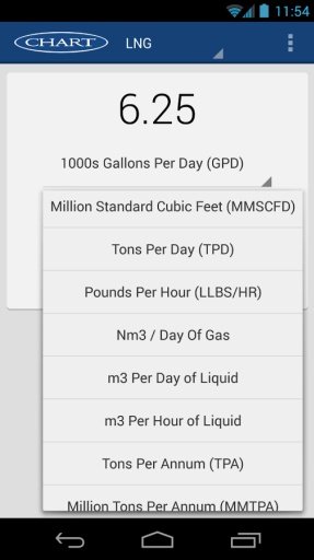 Chart Conversion Calcula...截图1