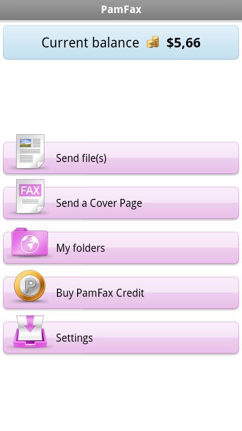 PamFax - Send/receive faxes截图2