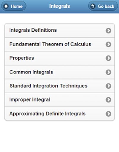 Calculus Formula截图2