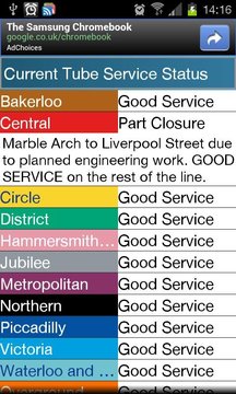 伦敦地铁和公共汽车截图